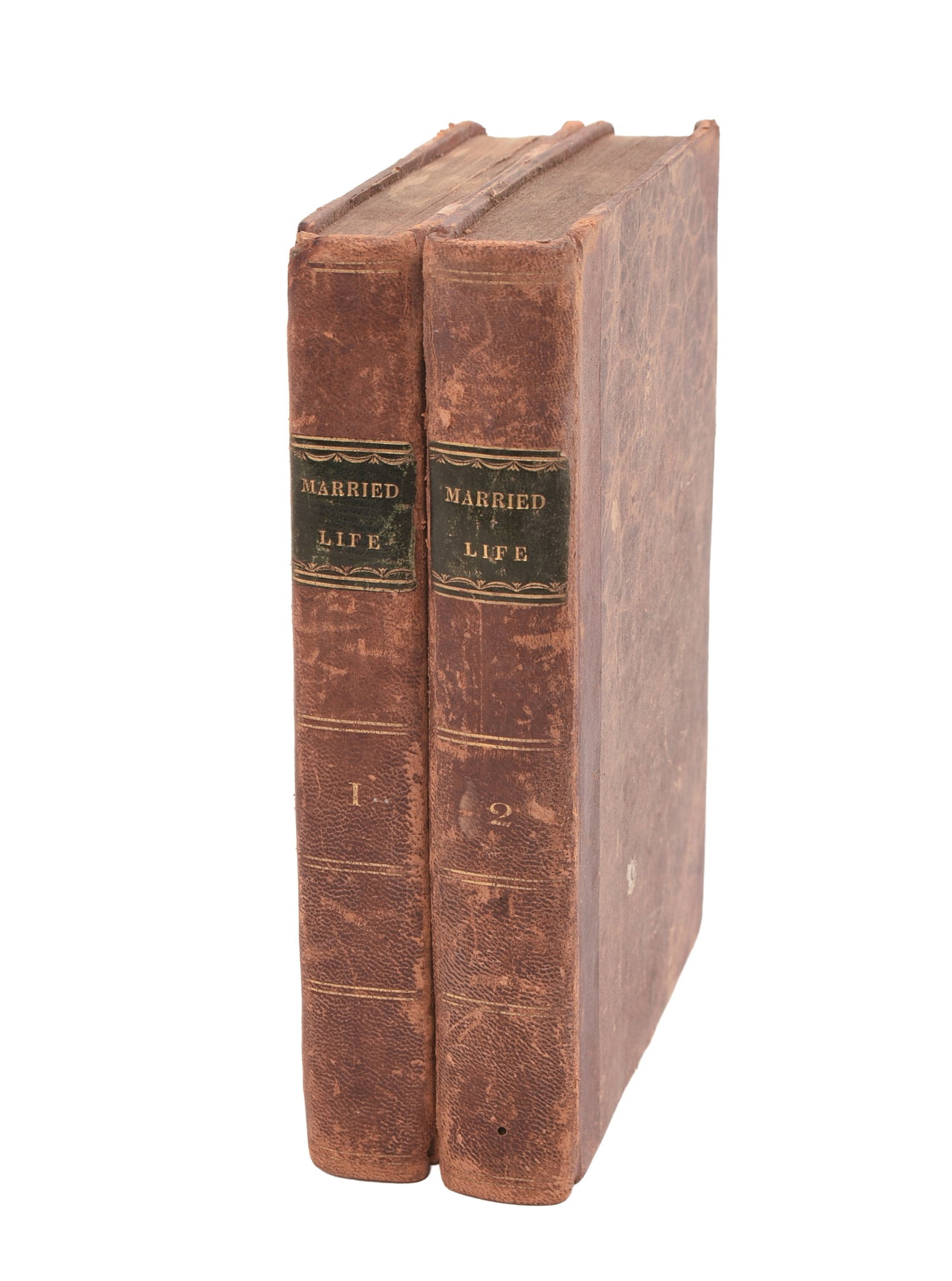 Very Rare. Married Life; Faults on all sides by Miss Howard.: 1812 1st American edition complete in 2 volumes. Published by important political activist and printer Mathew Carey, generally considered Philadelphiaâ€™s first modern publisher. After
