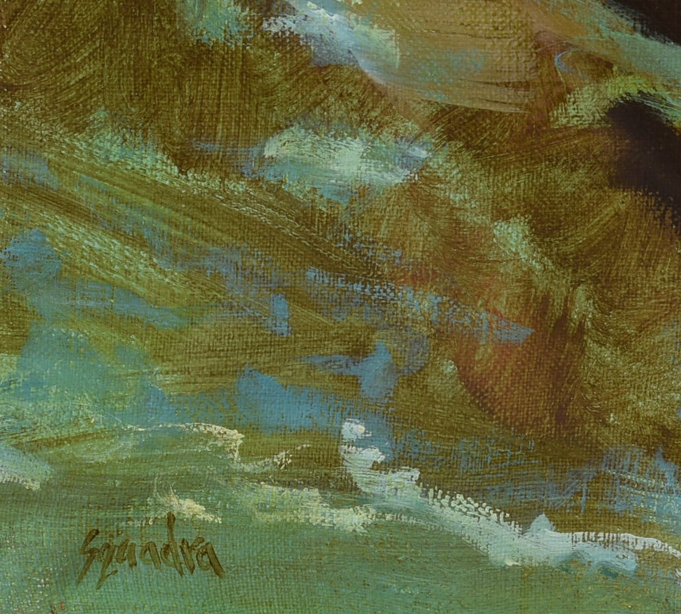 John Squadra (b. 1932). Waterfall. - 2