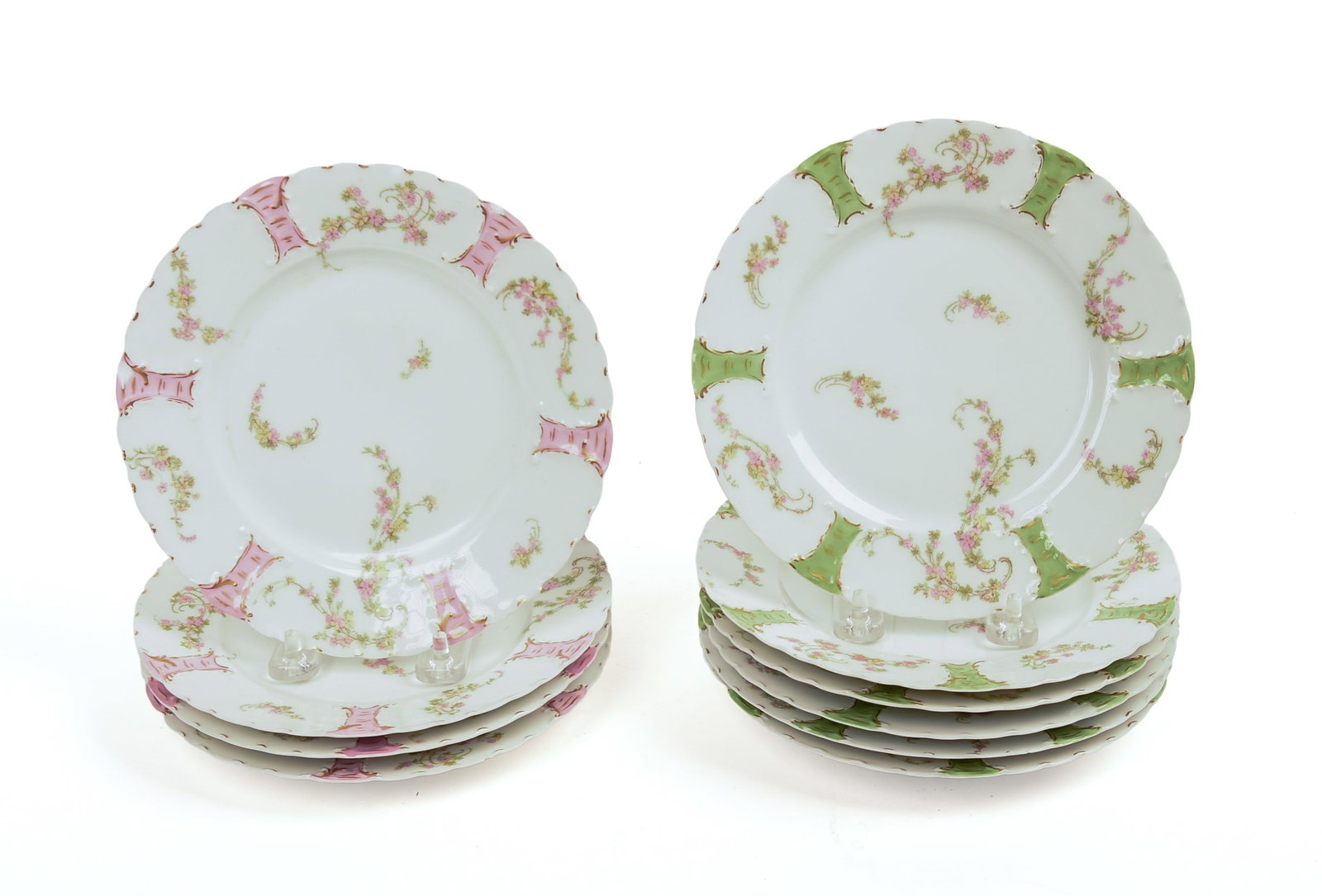 Ten Haviland Limoges Porcelain Plates. (1 of 7)