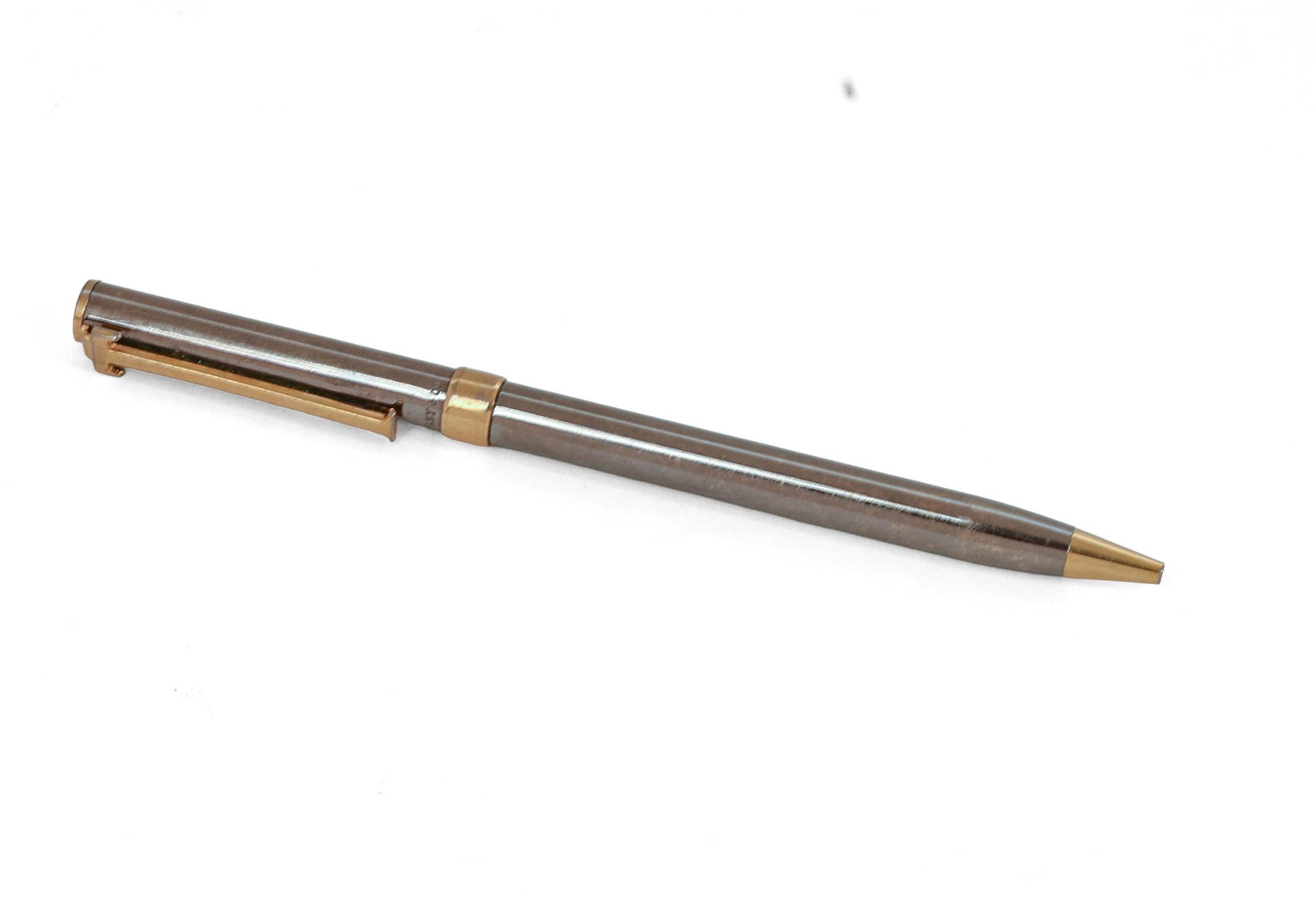 Tiffany & Co. Ballpoint Pen.: Length 5 inches, with original bag.