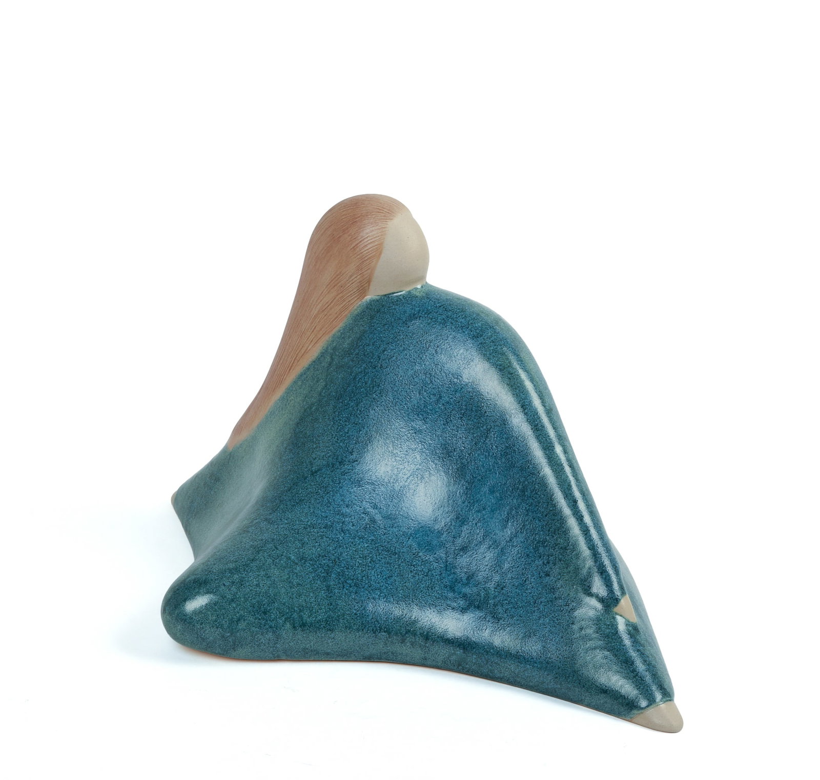 Jack Black (1935â€“2002). Reclining Woman.: Molded clay, length 13 inches, signed and dated 1985.