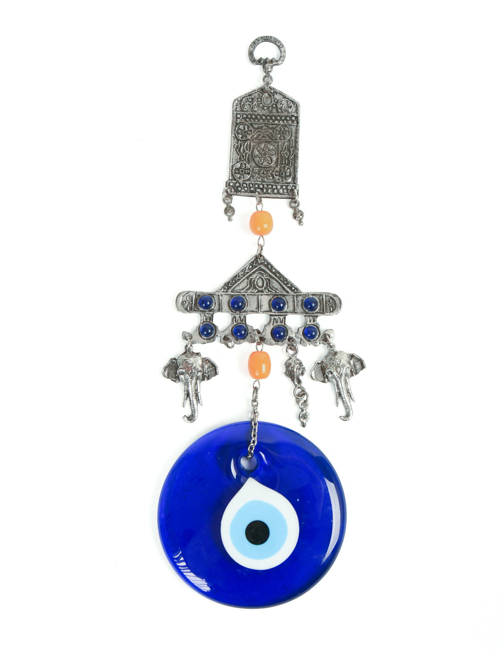 Tibetan Evil Eye Wall Hanging.: 12 x 5 inches.