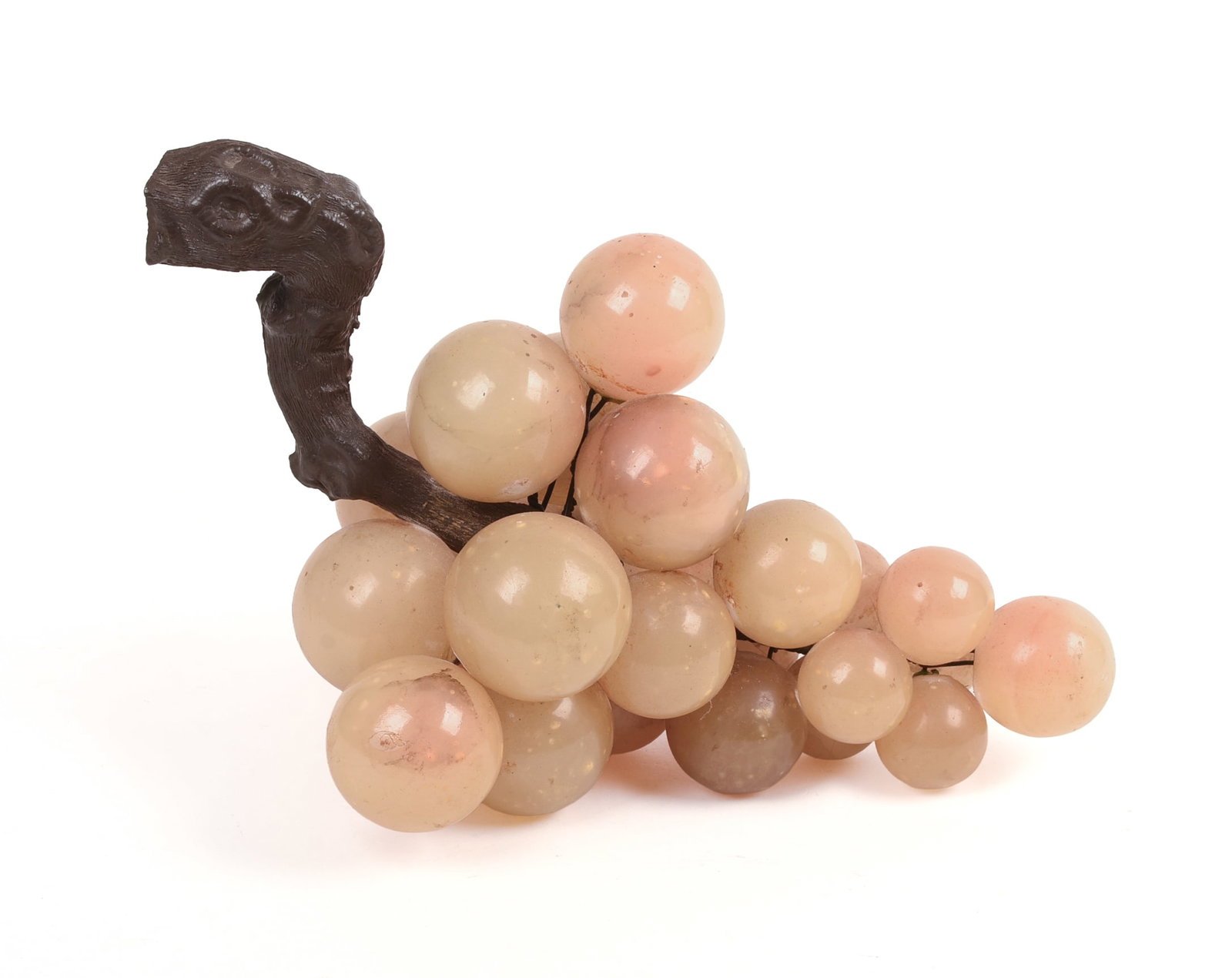 Continental Bunch of Glass Grapes.: Length 15 inches. A few small chips.