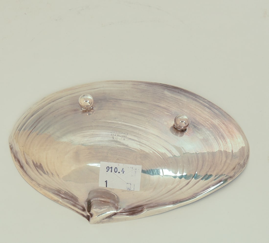 Wallace Sterling Silver Shell Dish. - 4