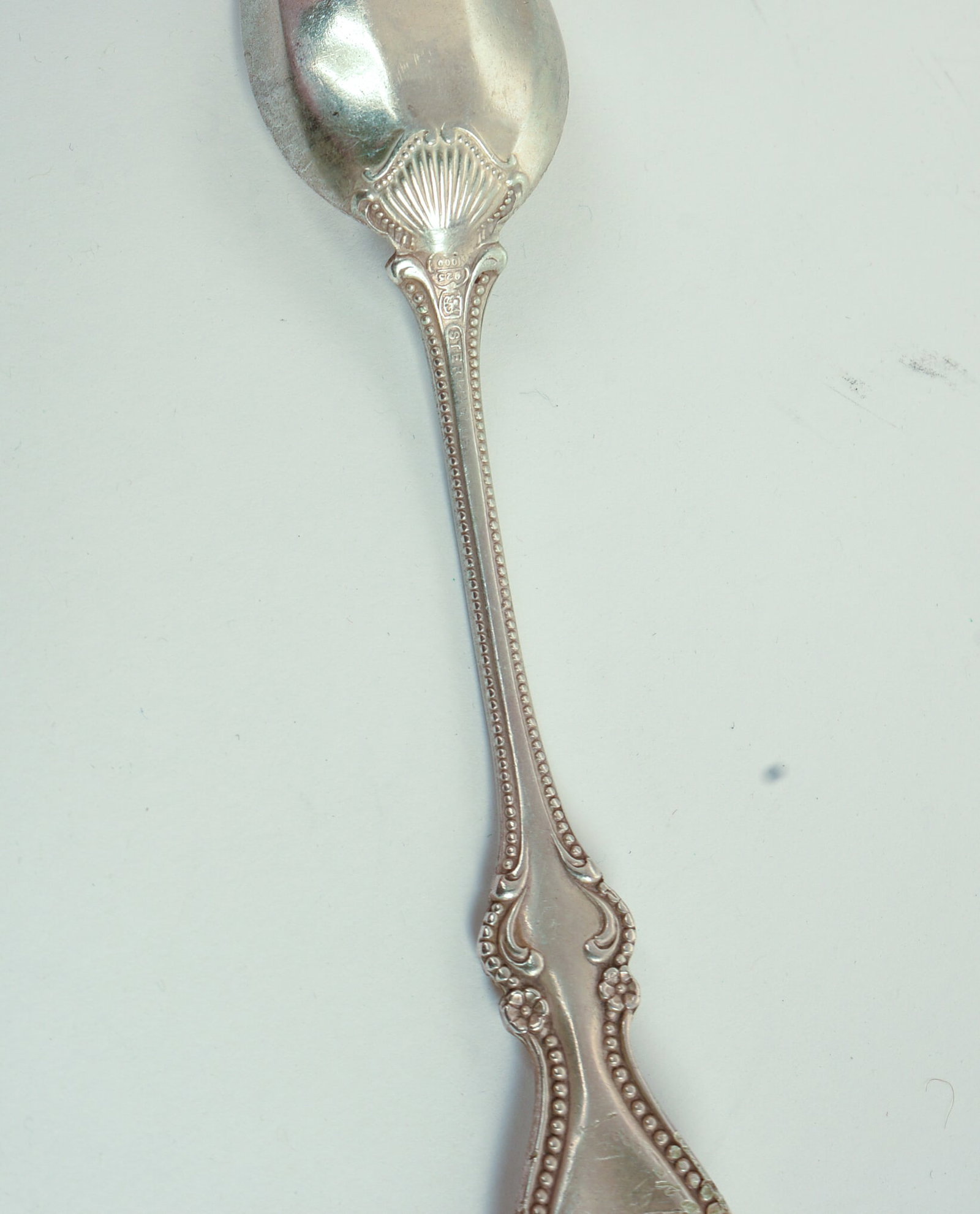 Ten Sterling Silver Grapefruit Spoons. - 3