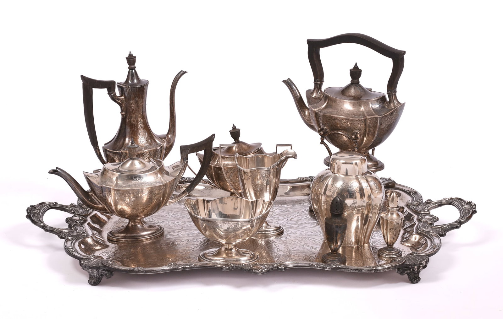 Gorham Sterling Silver Tea Service. (1 of 15)