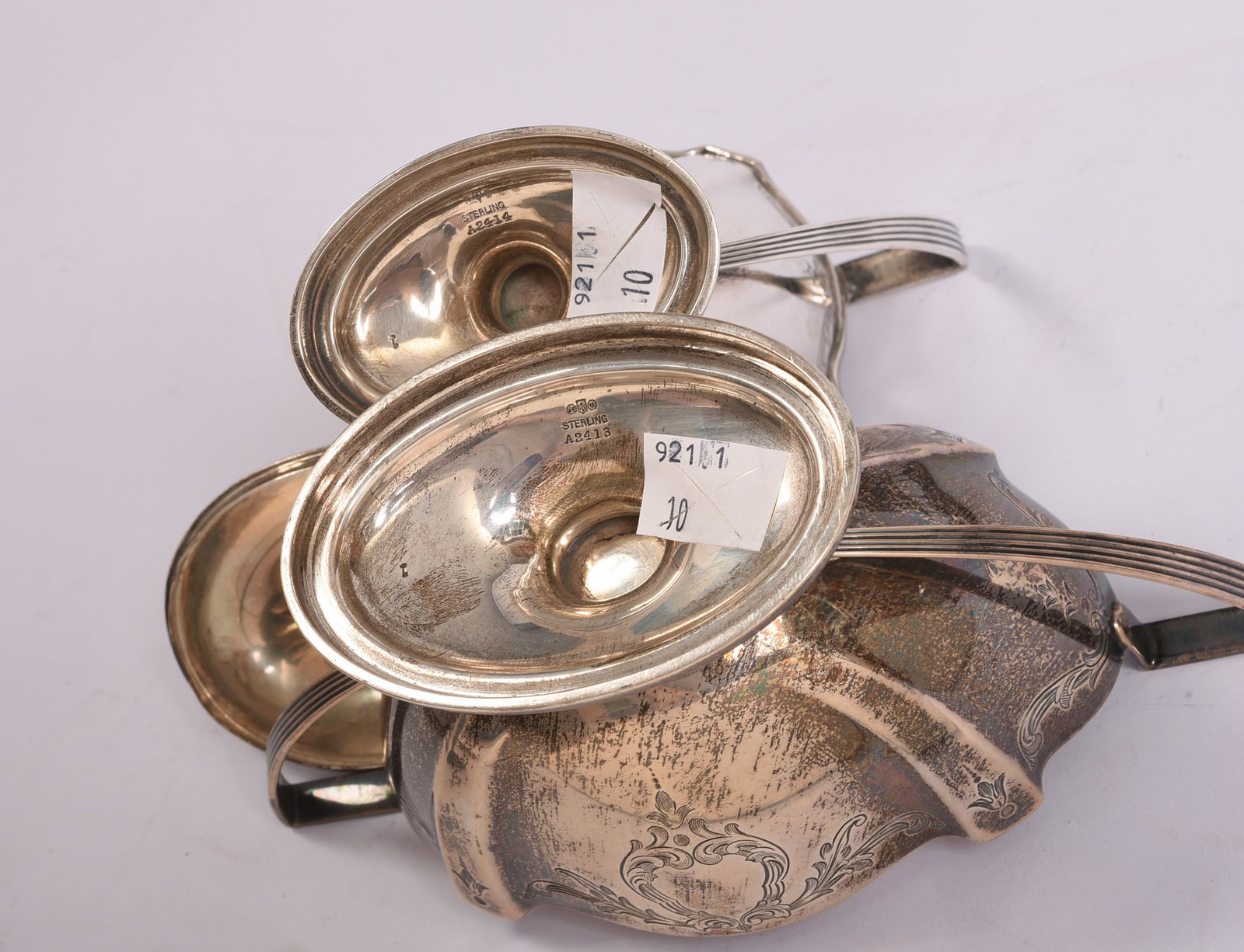 Gorham Sterling Silver Tea Service. - 8