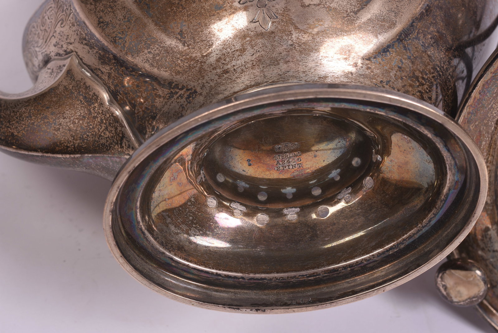 Gorham Sterling Silver Tea Service. - 9