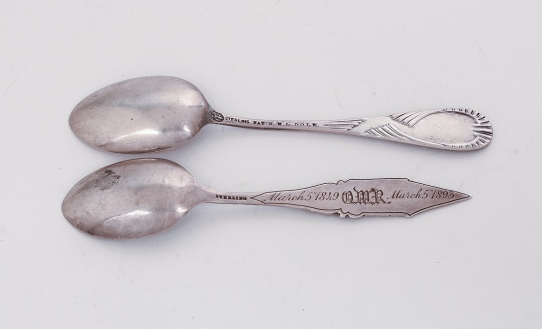 Two Sterling Silver Souveneir Spoons. - 3