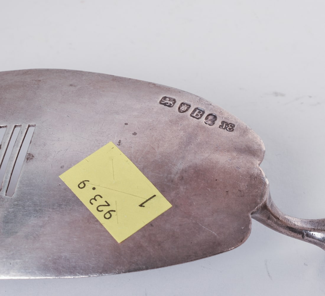 Georgian Silver Fish Server, John Eames - 3