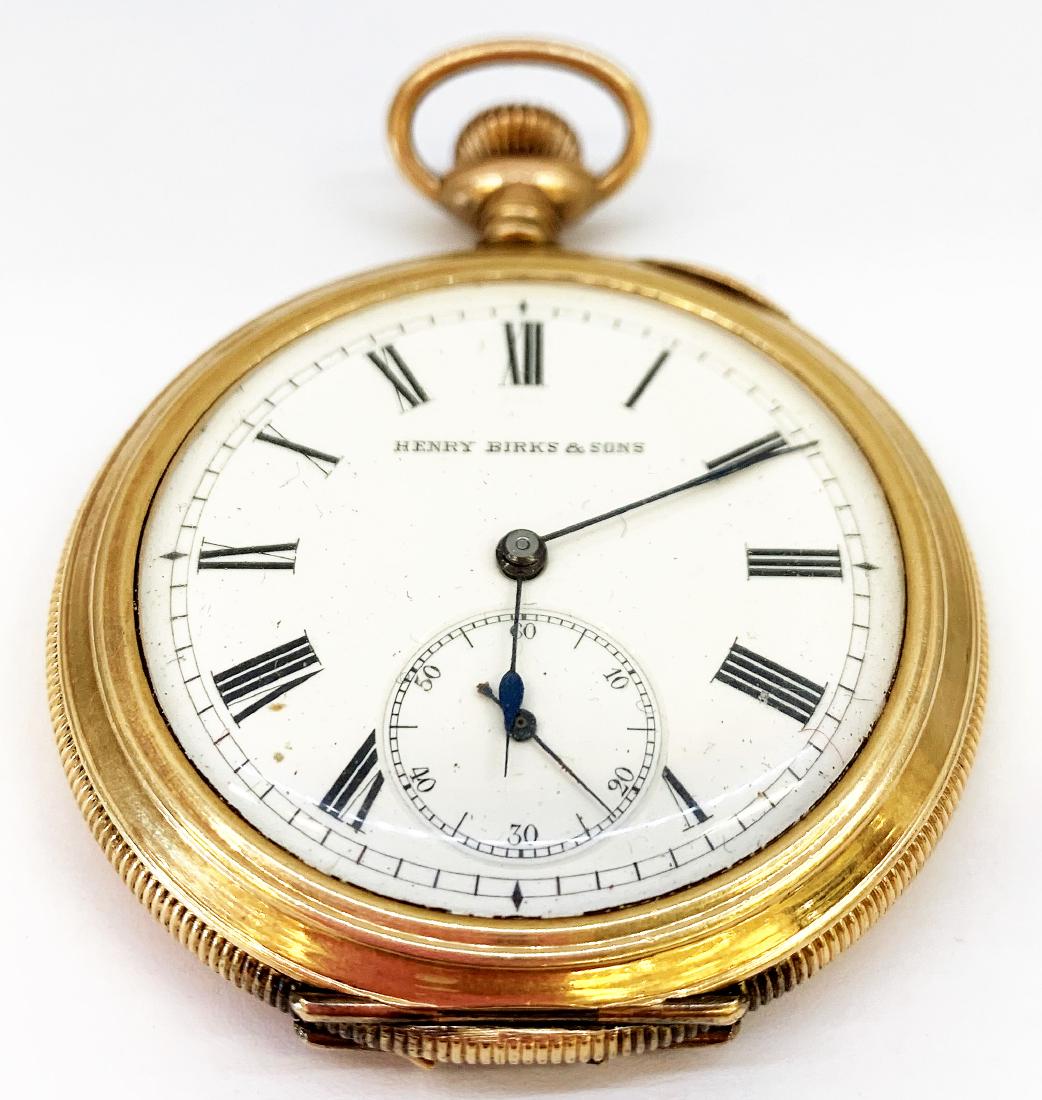 Henry Birks & Sons gold Plate  Chronograph (1 of 2)