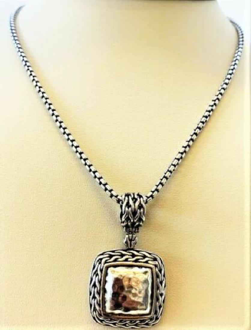 John Hardy Classic Chain Hammered Silver Heritage (1 of 2)