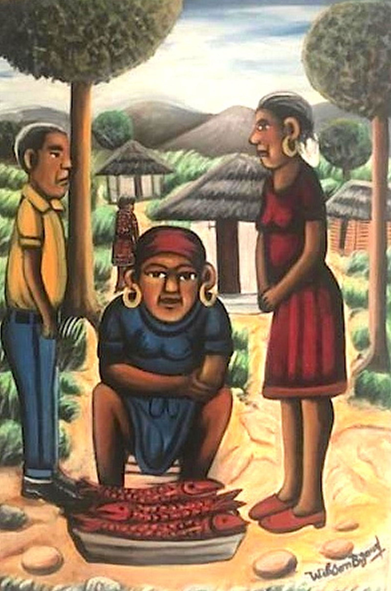 Wilson Bigaud  (1931-2010) Haitian Art (1 of 5)