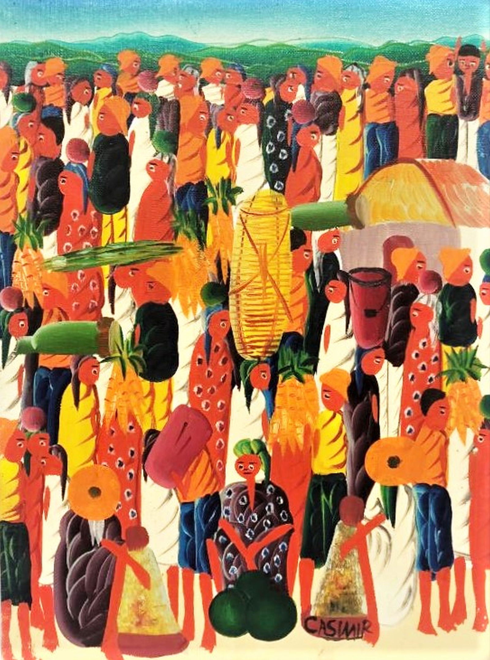 Laurent CasimirÂ  (1928 - 1990) Haitian Art (1 of 4)