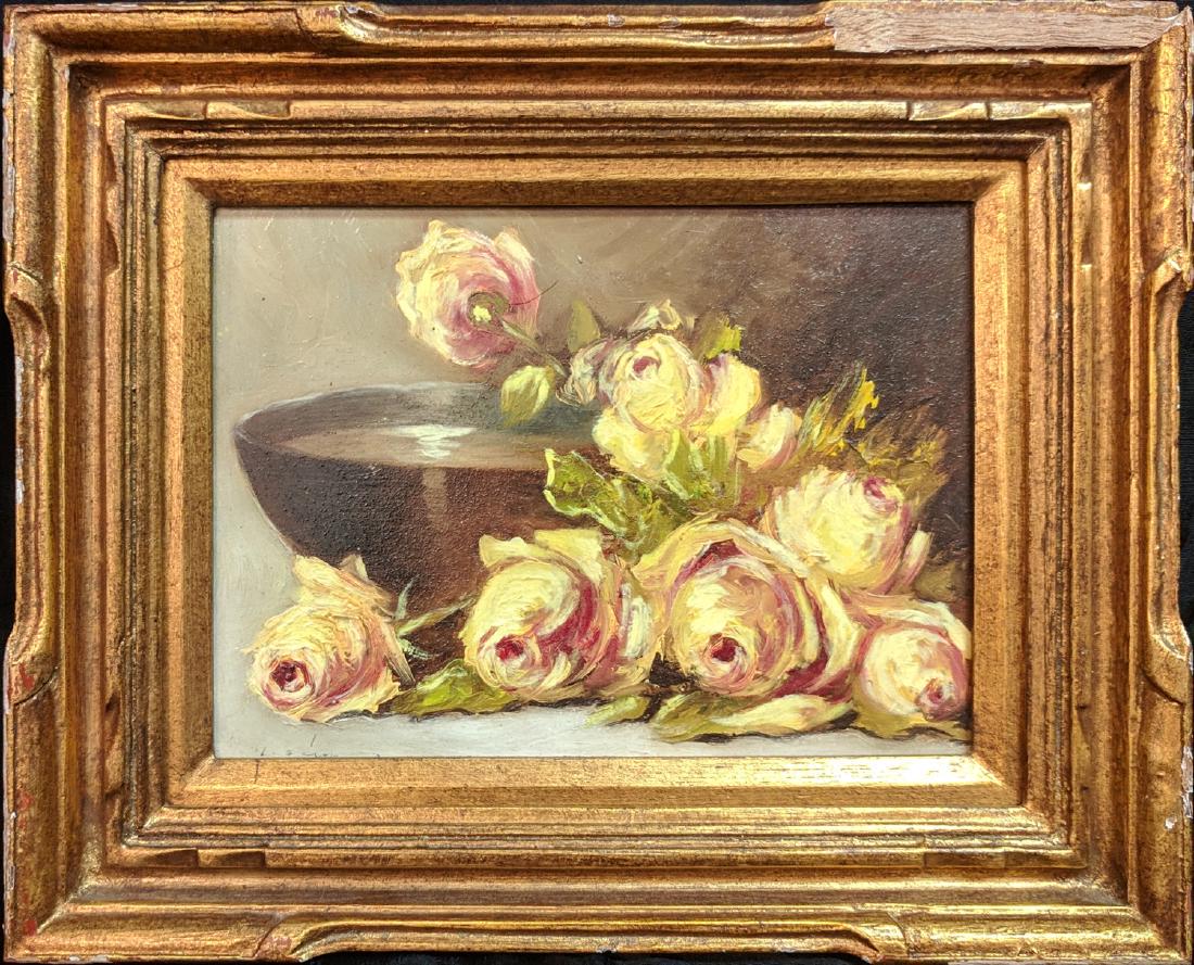 Mark Senior (1862-1927)oil on WoodÂ  (1 of 2)