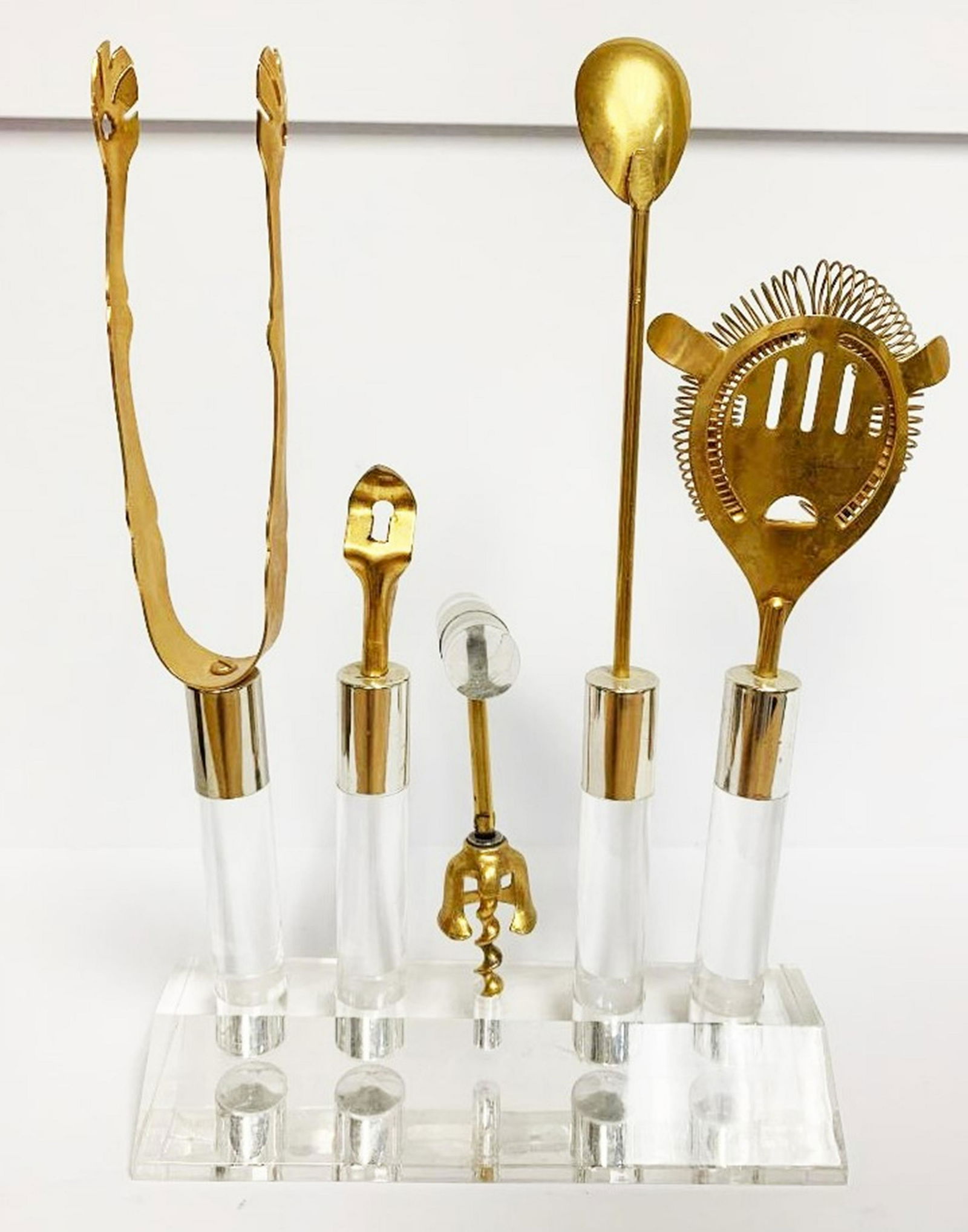 Mid century Bar Tools Set: Mid century Bar Tools Set ,measures 12.5" H X8 ' W