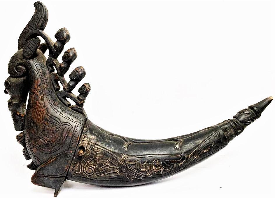 antique african tribal wooden offering box: antique african tribal wooden offering box measures 12 inches