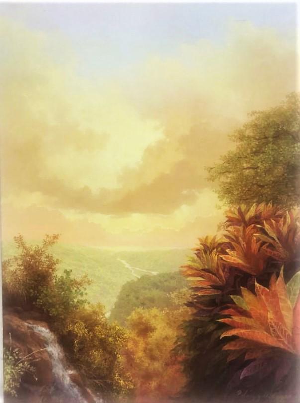 Rigoberto PelÃ¡ez(Cuban Paintings): Rigoberto PelÃ¡ez(Cuban Paintings) oil on canvas measures H:18" W:12"