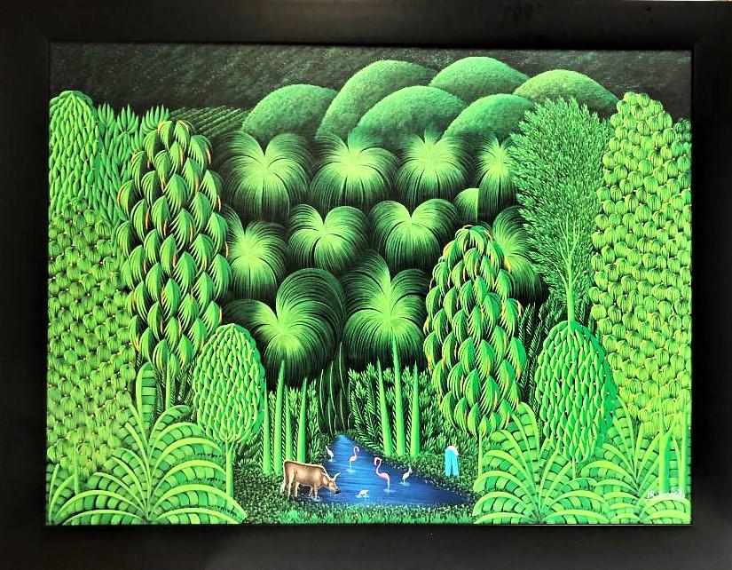 Henri Robert Bresil (1952 - 1999) Haitian Art (1 of 6)