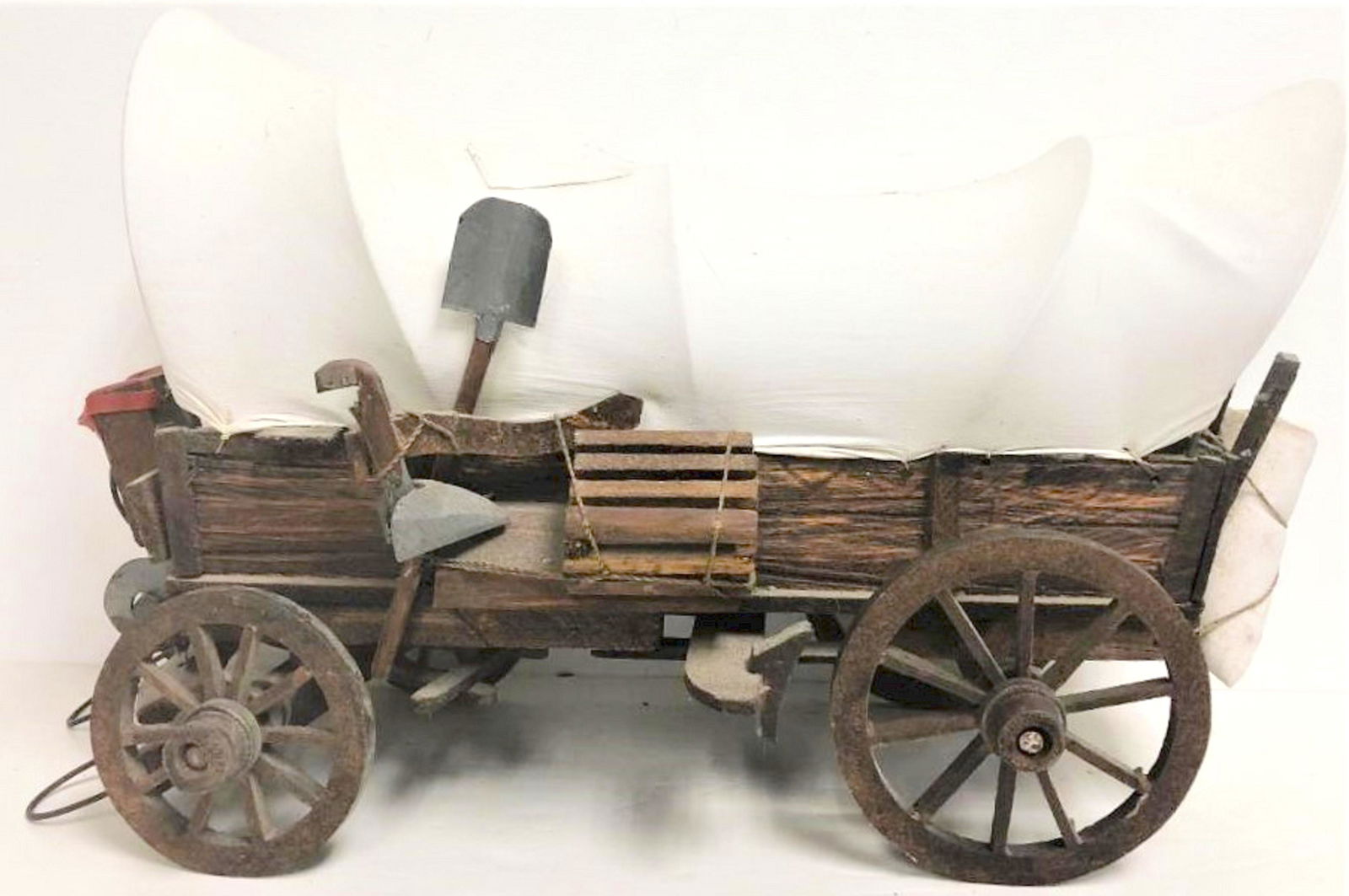 Antique Pioneer Wood Wagon Model WESTER (1 of 4)