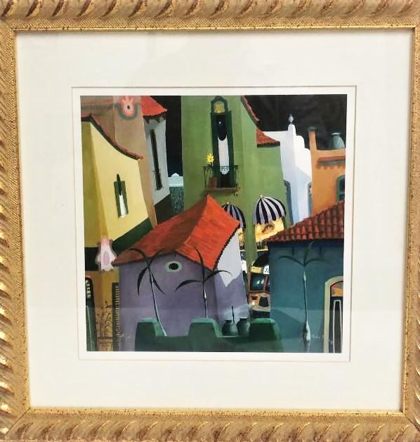 Cuban Artist Agustin Gainza Original Signed Serigraph: Cuban Artist Agustin Gainza Original Signed Serigraph measures 12x9 inches