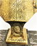 Antique French Bronze and Marble Inkwell, - 6