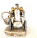 VINTAGE PORCELAIN HORSE DRAWN CARRIAGE - 4