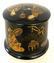 Antique two chinosiere wooden lacquer paper mache box - 6
