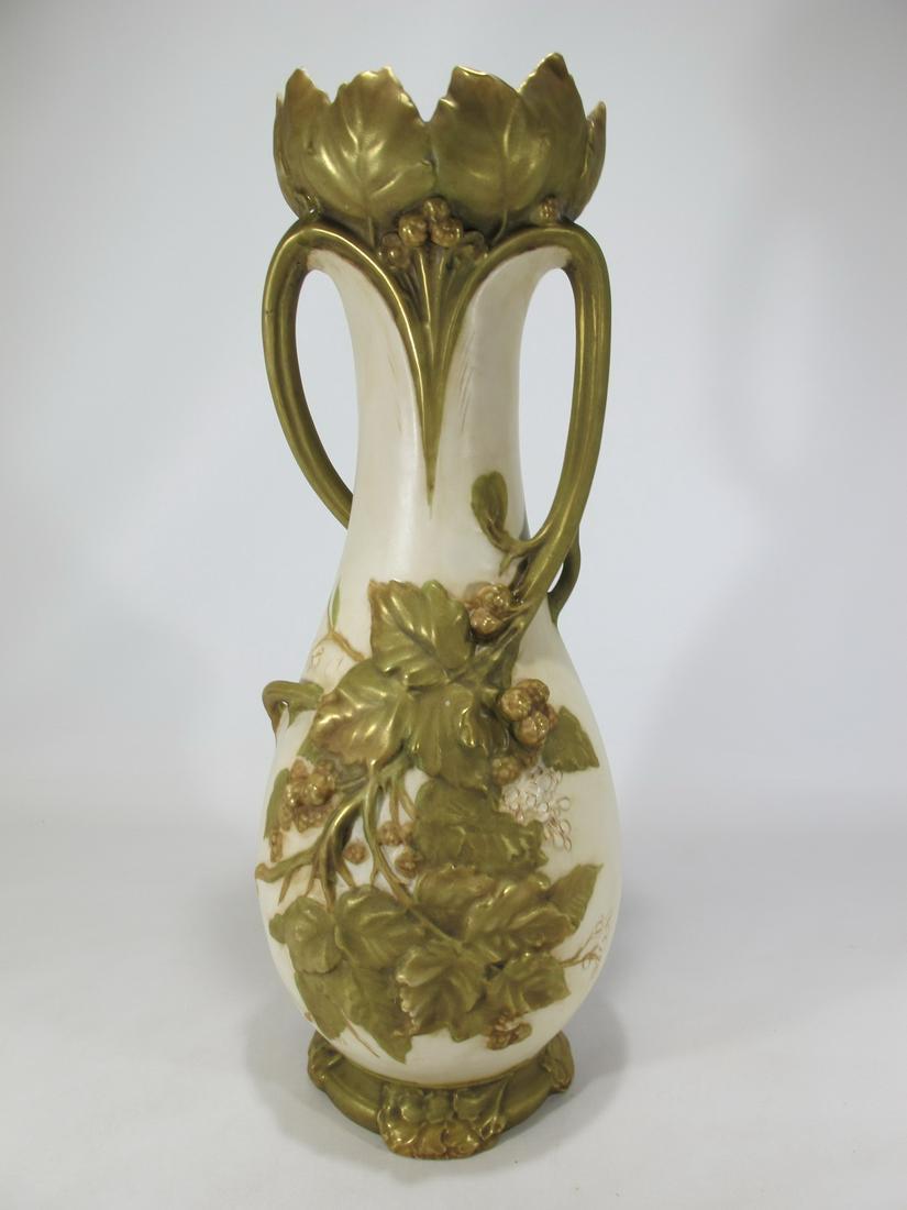 Antique Royal Dux porcelain vase, marked: Antique Royal Dux porcelain vase, marked. 17 3/4” H x 6 1/8” W.