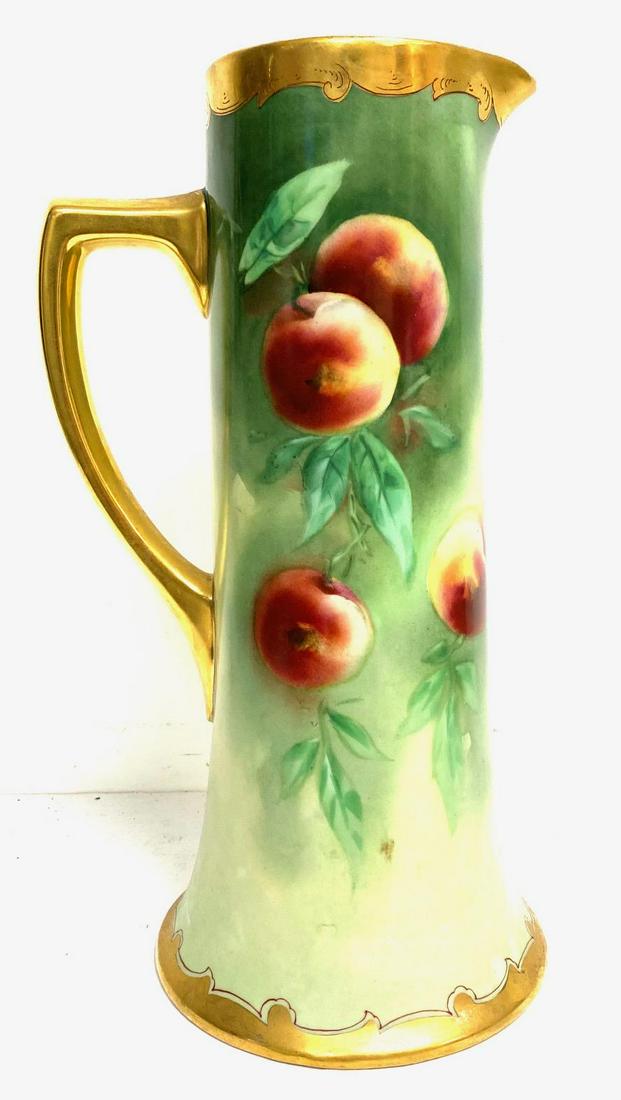 Antique William Guerin & Co Limoges Porcelain Jar: Antique William Guerin & Co Limoges Porcelain Jar Signed measures 14 h x 7 w inches