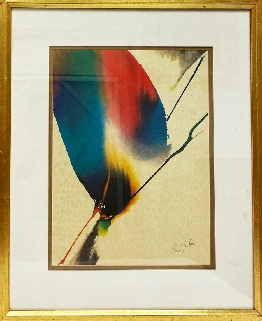 Paul Jenkins (American, 1923-2012)offset prints Signed (1 of 4)