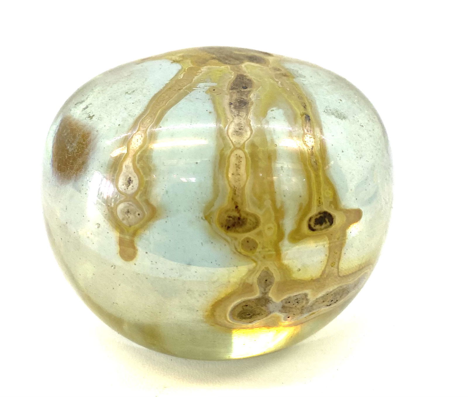 Modernist Robert Coleman Art Glass Paperweight (1 of 5)