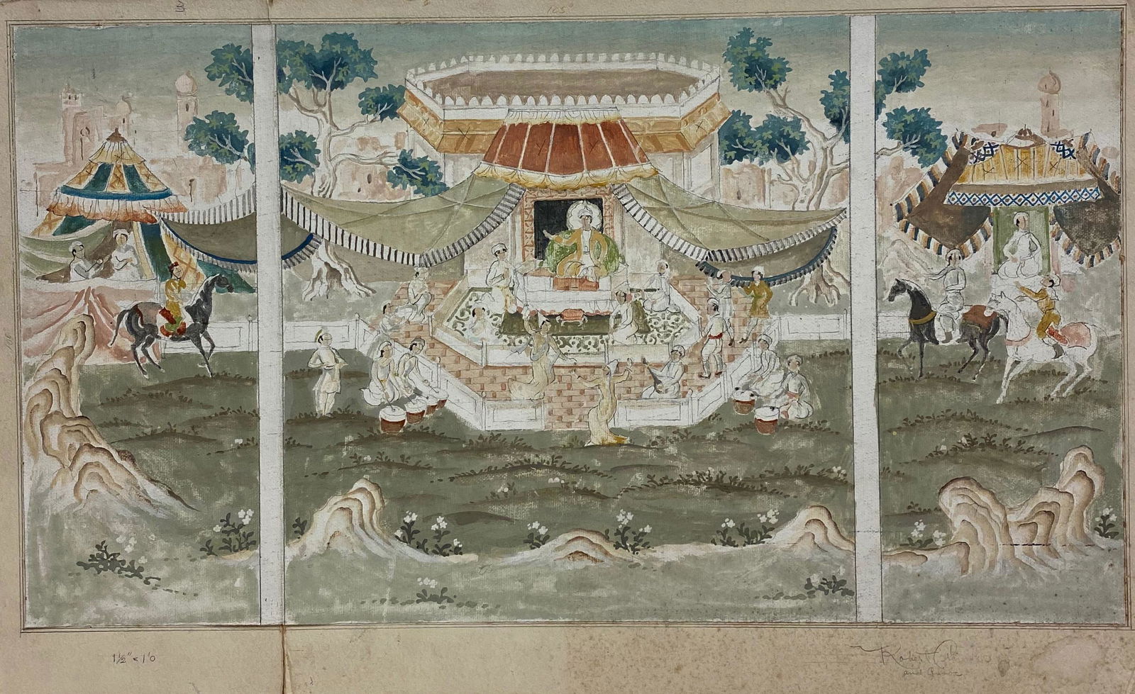 Robert Crowder (1900-) United States of America: Robert Crowder ,watercolor draft on card board measures 14.5 x 23 inches