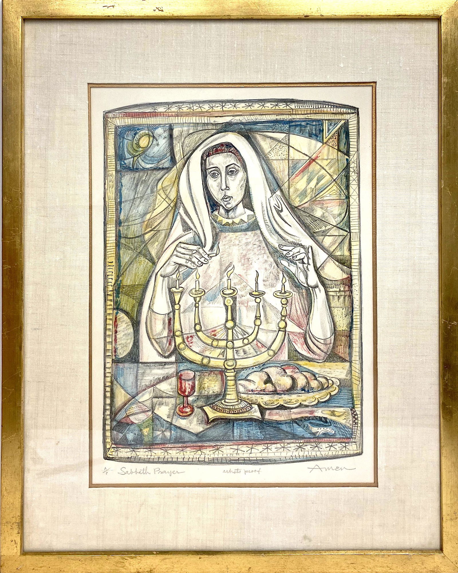 Wonderful signed Artist Proof lithograph by Irving (1 of 4)