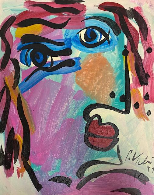 Peter KEIL (1942) oil on canvas: Peter KEIL (1942) oil on canvas measures 20x16 inches