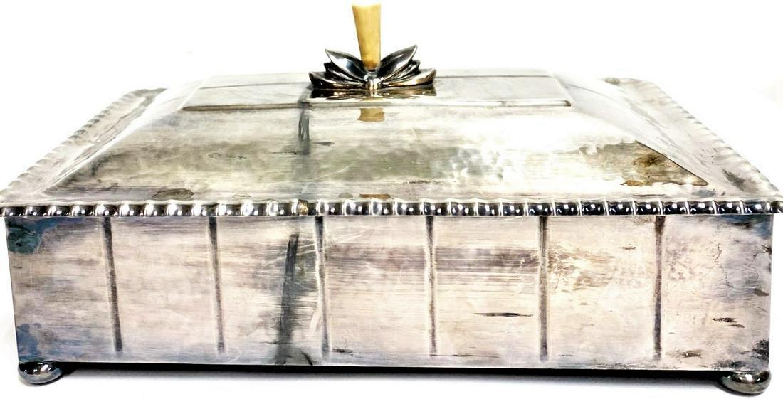 ANTIQUE WMF SILVER PLATE JEWELLERY BOX (1 of 7)