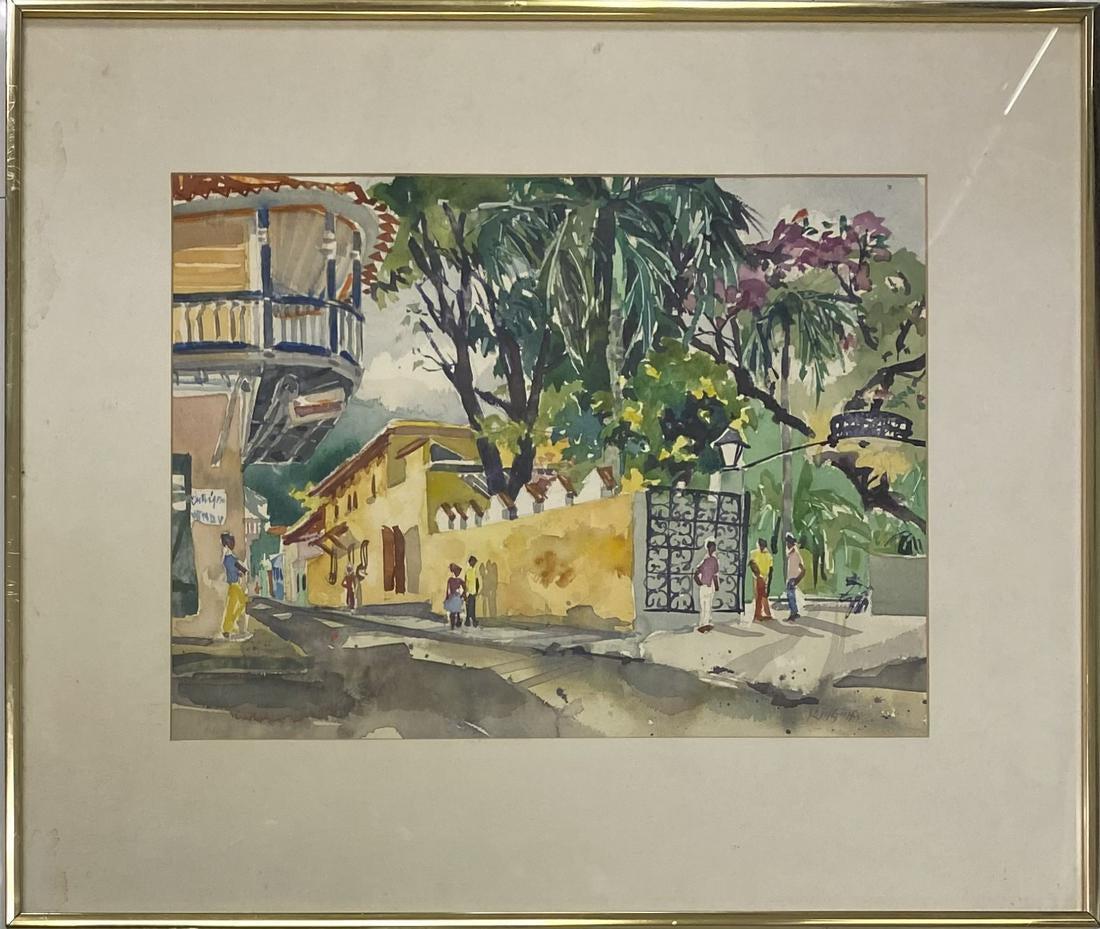 Dong Moy Chu Kingman (1911-2000) United States: Dong Moy Chu Kingman (1911-2000) United States of America Watercolor on paper, 11.5 x 15.5 inches