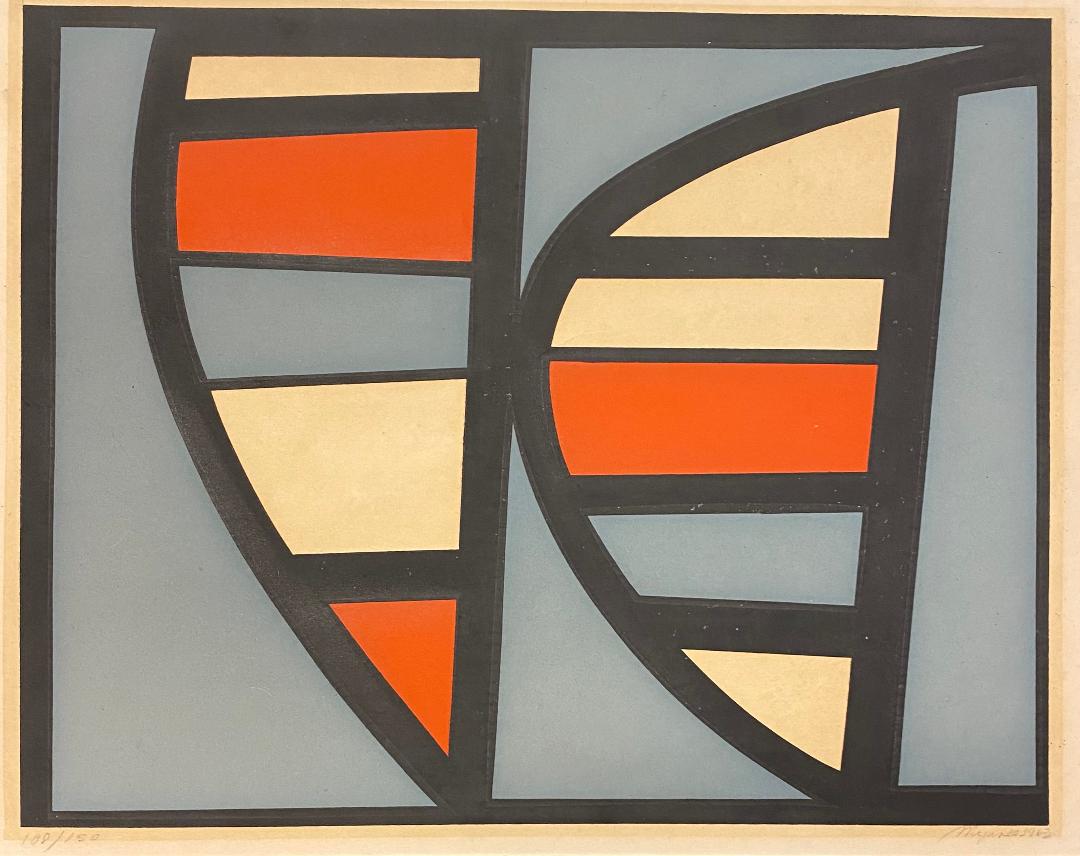 Serigraph by Jose Maria Mijares (1921-2004) (Cuban: Serigraph by Jose Maria Mijares , Original signed by the artist ,measures 11x14 inches