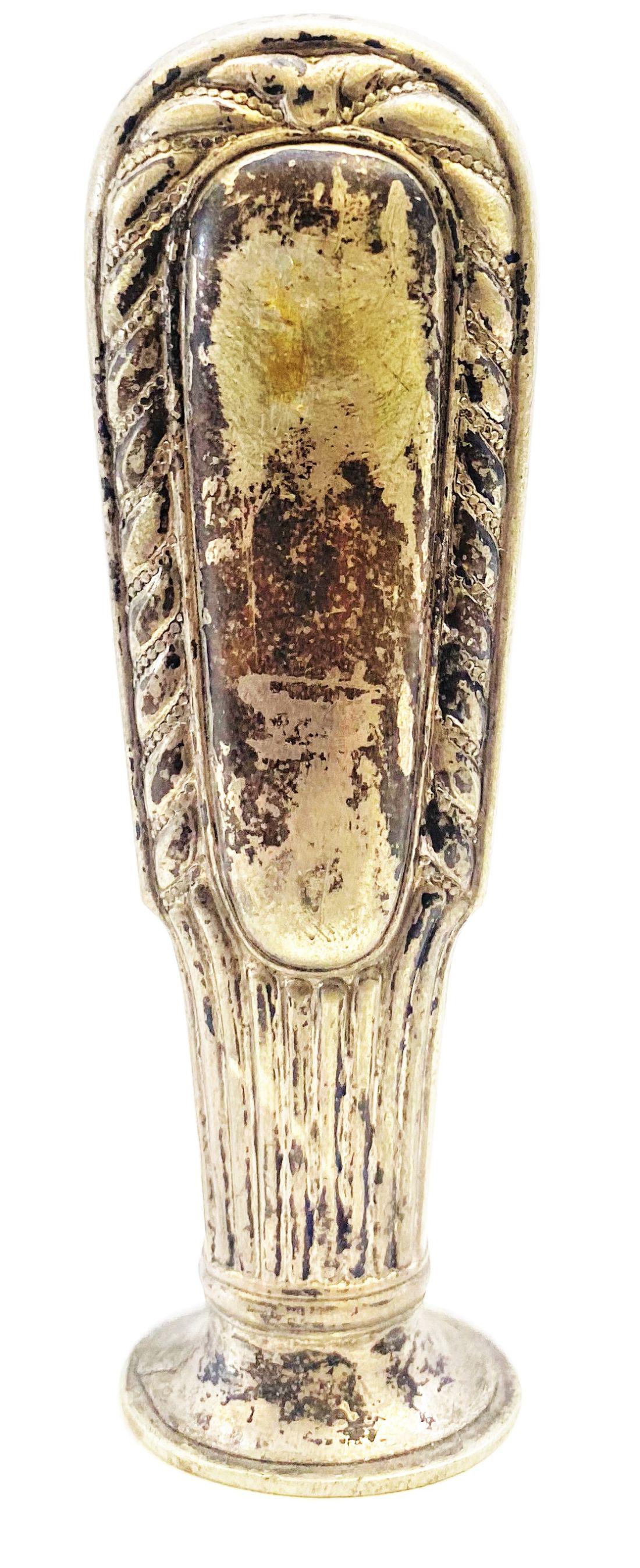 ANTIQUE ORNATE STERLING SILVER WAX SEAL STAMP LETTER (1 of 3)