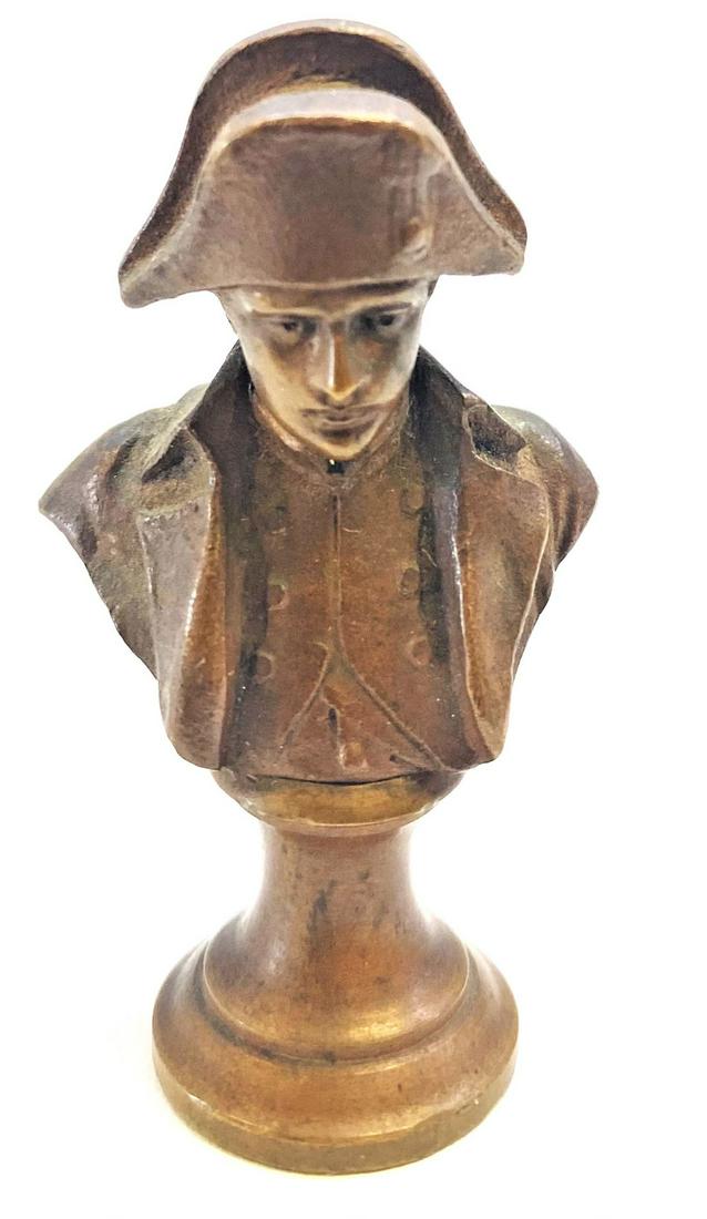Antique French Napoleon Bonaparte bronze wax (1 of 4)
