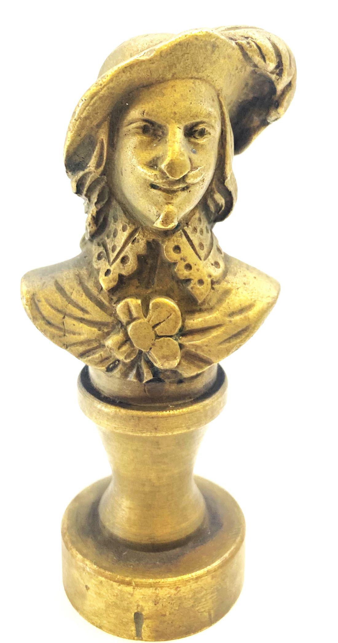 antique 19th century french bronze wax seal victorian (1 of 4)