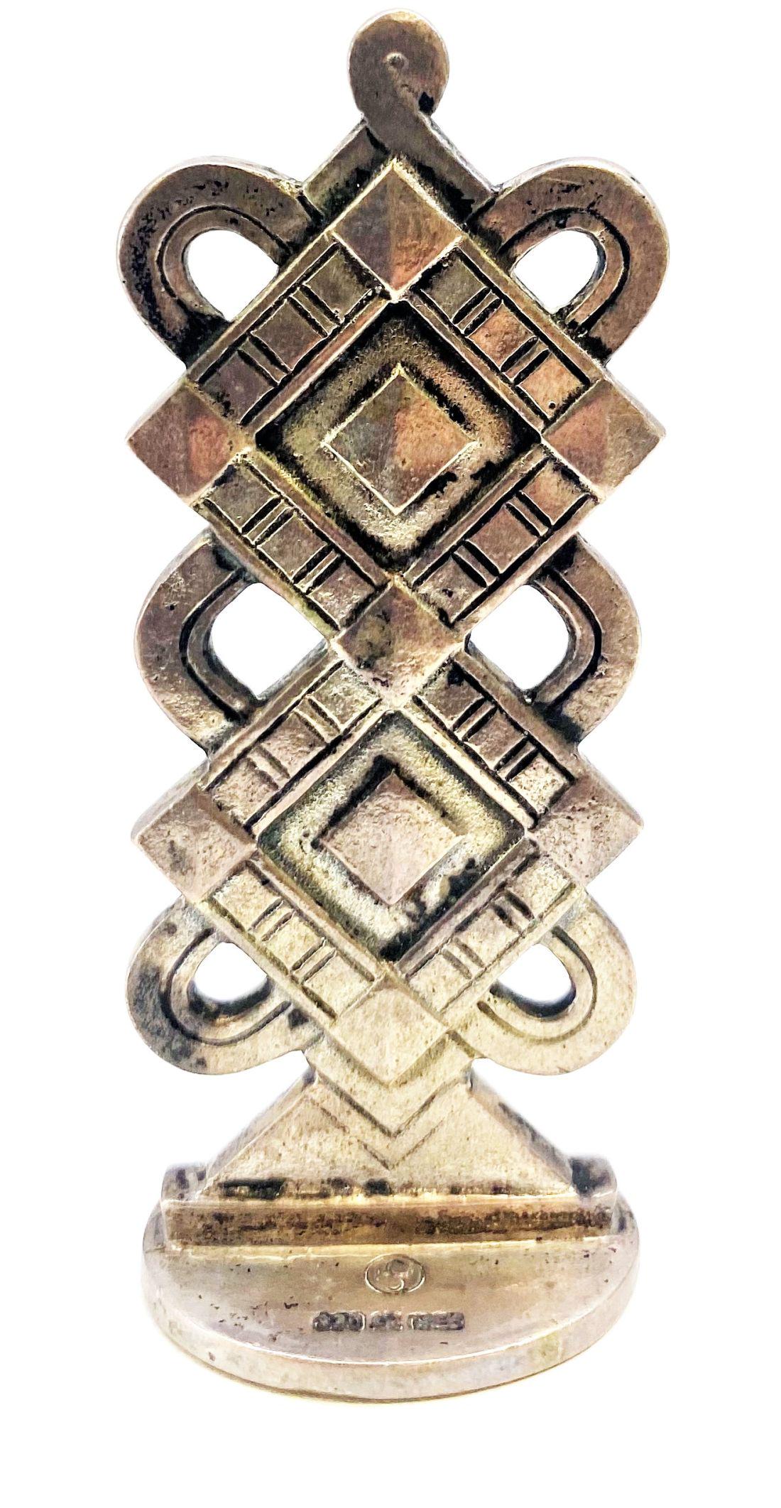 Antique sterling silver art deco wax seal (1 of 3)