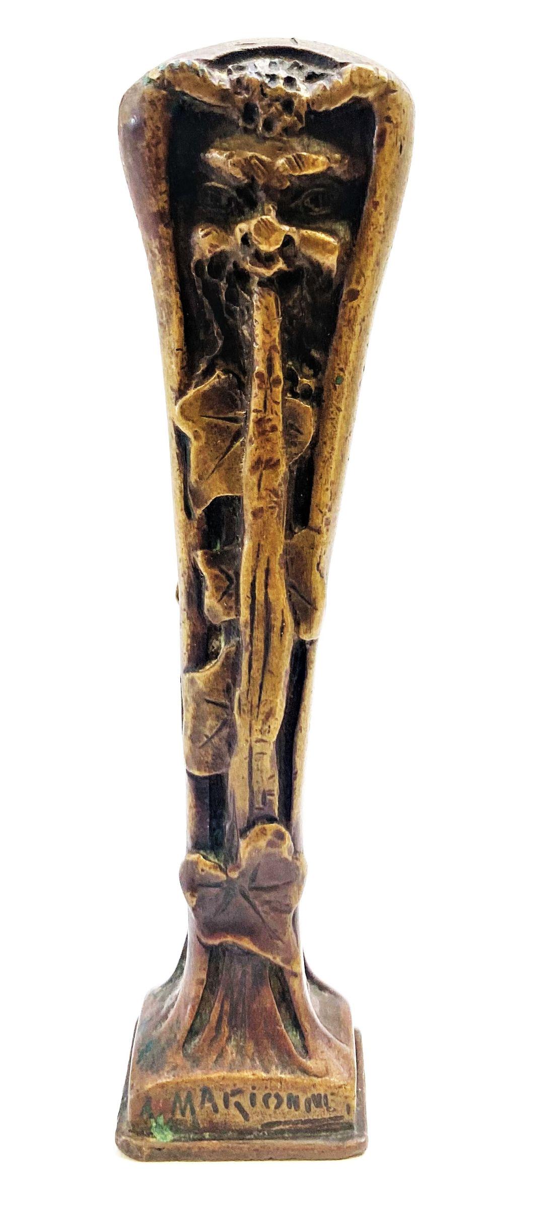 Antique French Gilt Bronze Art Nouveau Wax Seal  Signed (1 of 4)