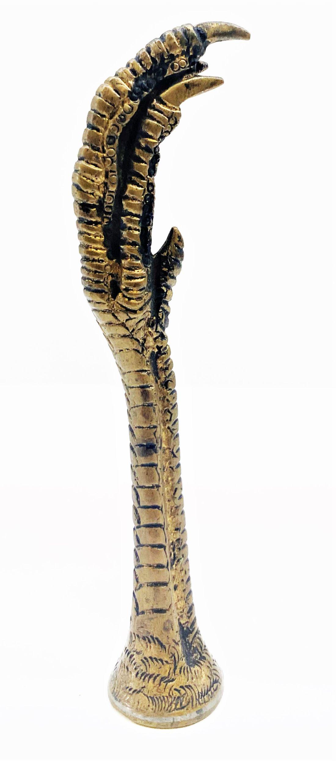 Antique French DorÃ© Bronze Talon Wax Seal Bird Claw (1 of 3)