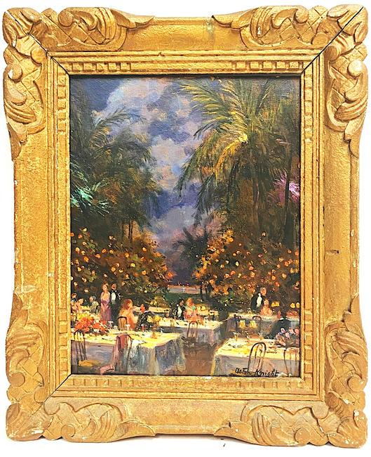 Louis Aston Knight (1873 - 1948) "Night in Cannes" (1 of 3)