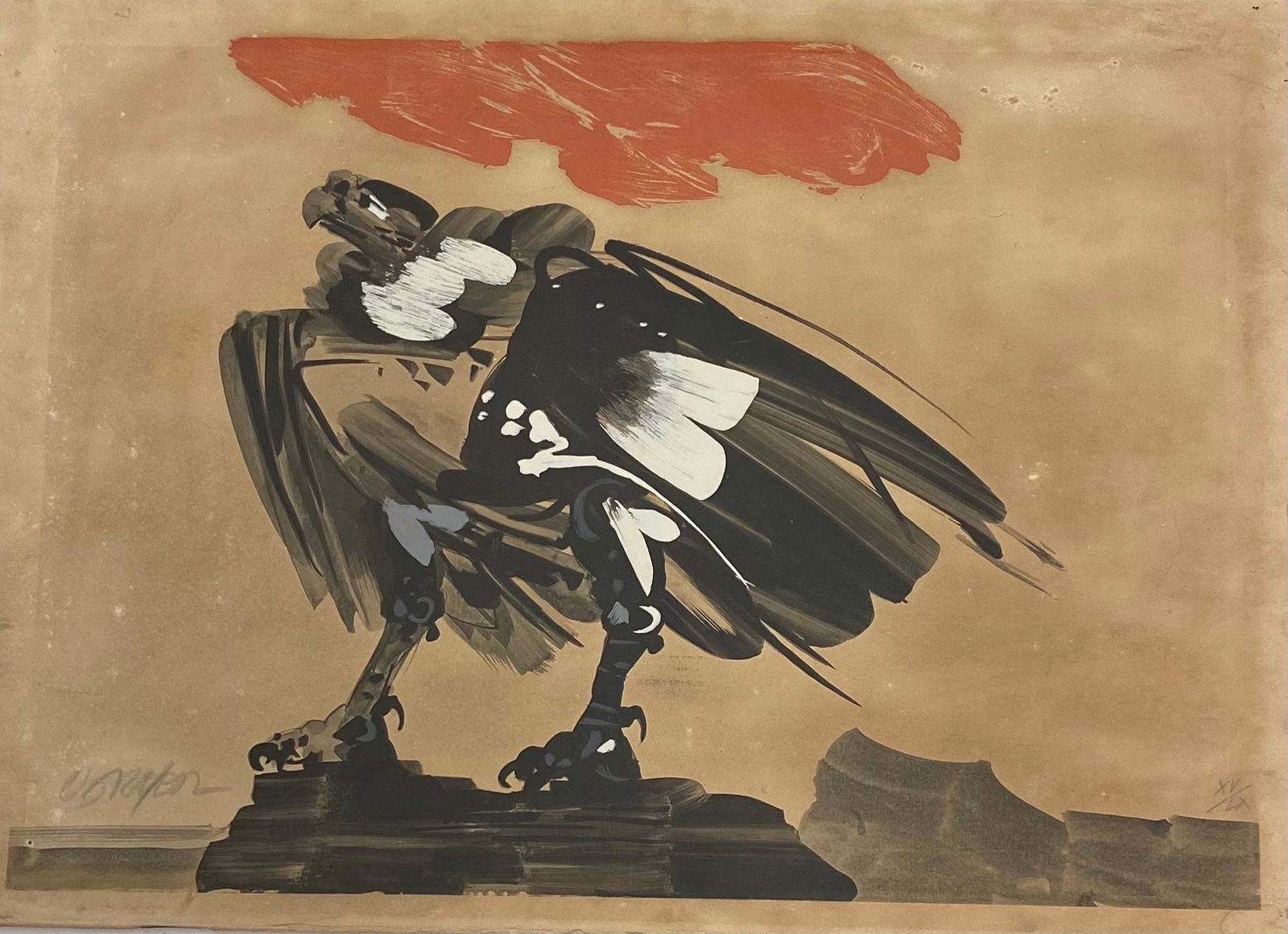 Alejandro Obregón (1920-1992)  Colombian "Condor" (1 of 2)