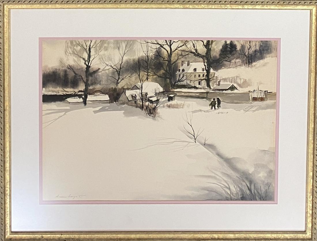 Andrew Newell Wyeth  (1917- 2009)  American (1 of 3)