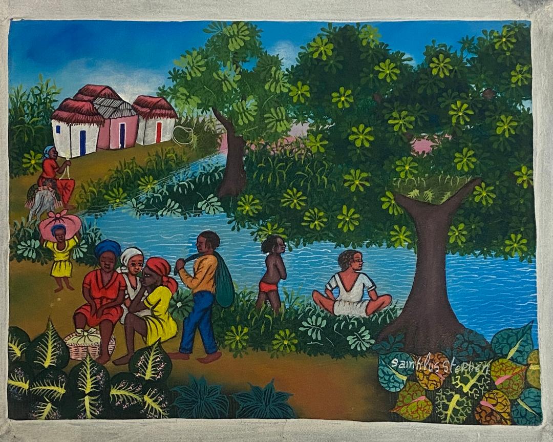 Stephene Saintilus (Haitian Artist) (1 of 2)