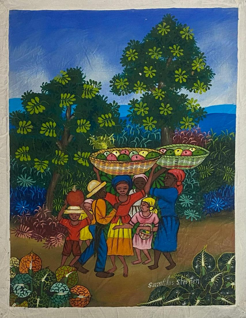 Stephene Saintilus (Haitian Artist) (1 of 2)