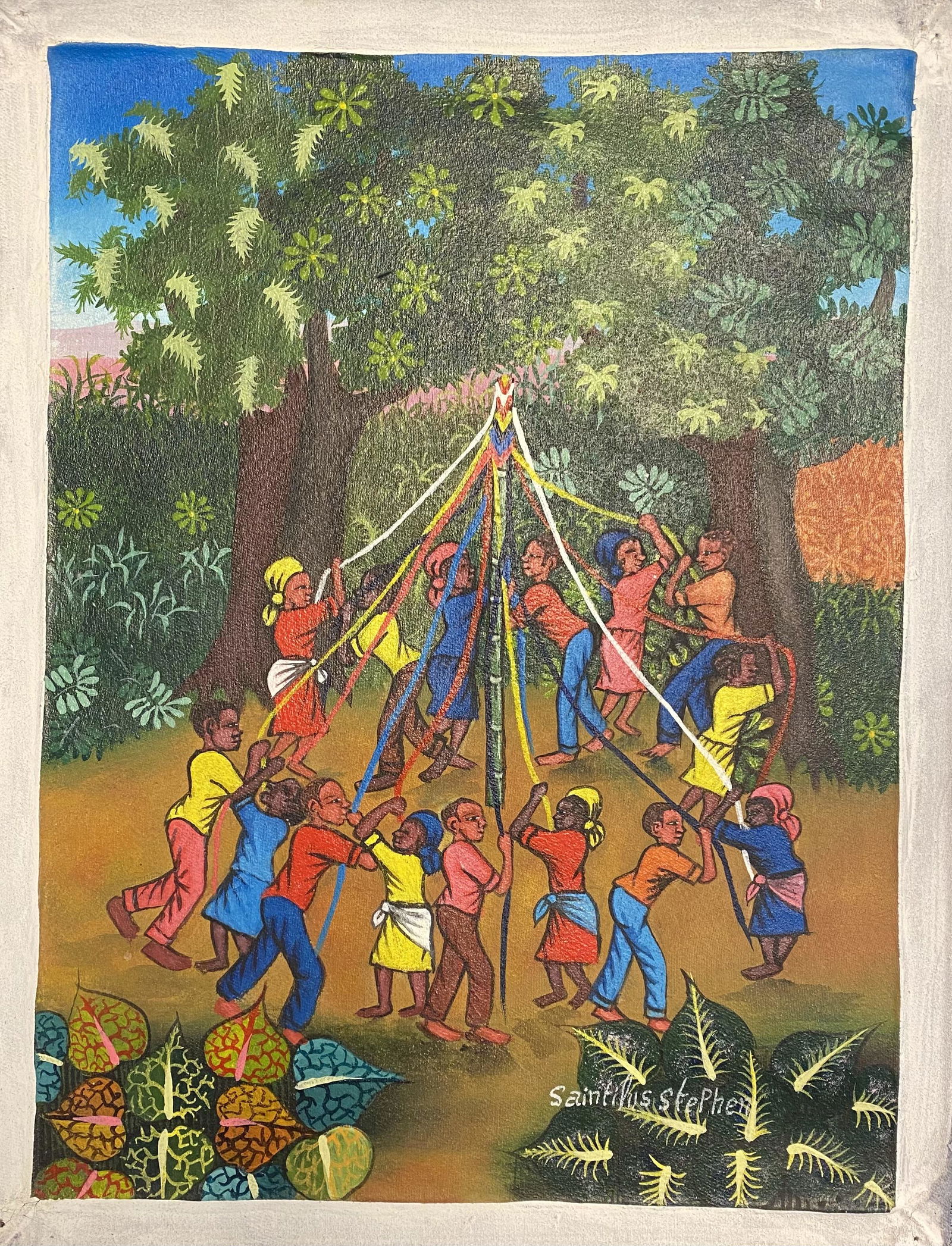 Stephene Saintilus Haitian Artist (1 of 2)